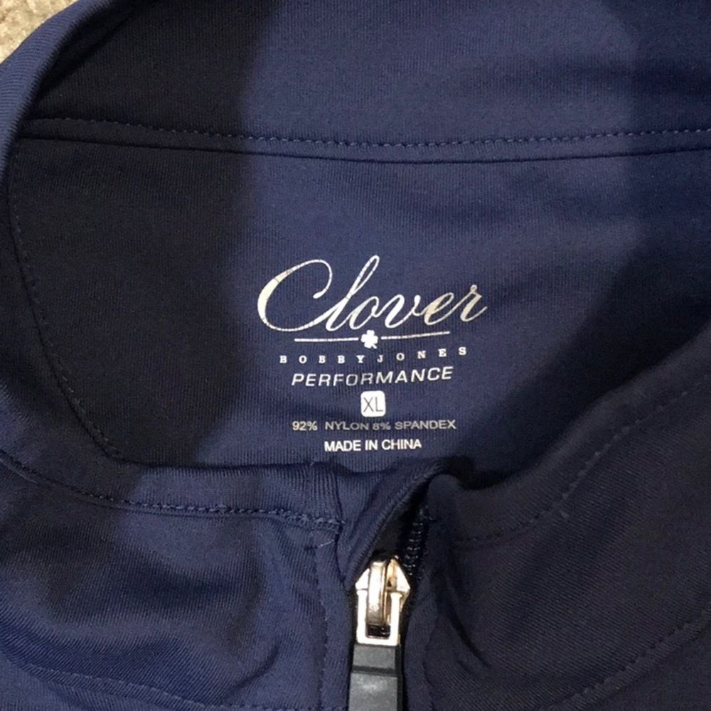 NWOT Clover by Bobby Jones women’s golf full zip vest - XL w AT&T logo - Picture 2 of 5